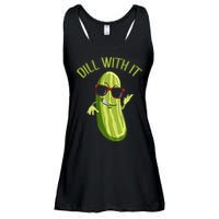 Dill With It Dill Pickle Dill Pickles Dill With It Ladies Essential Flowy Tank