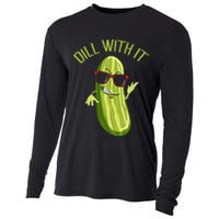 Dill With It Dill Pickle Dill Pickles Dill With It Cooling Performance Long Sleeve Crew