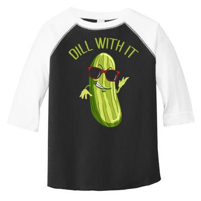 Dill With It Dill Pickle Dill Pickles Dill With It Toddler Fine Jersey T-Shirt