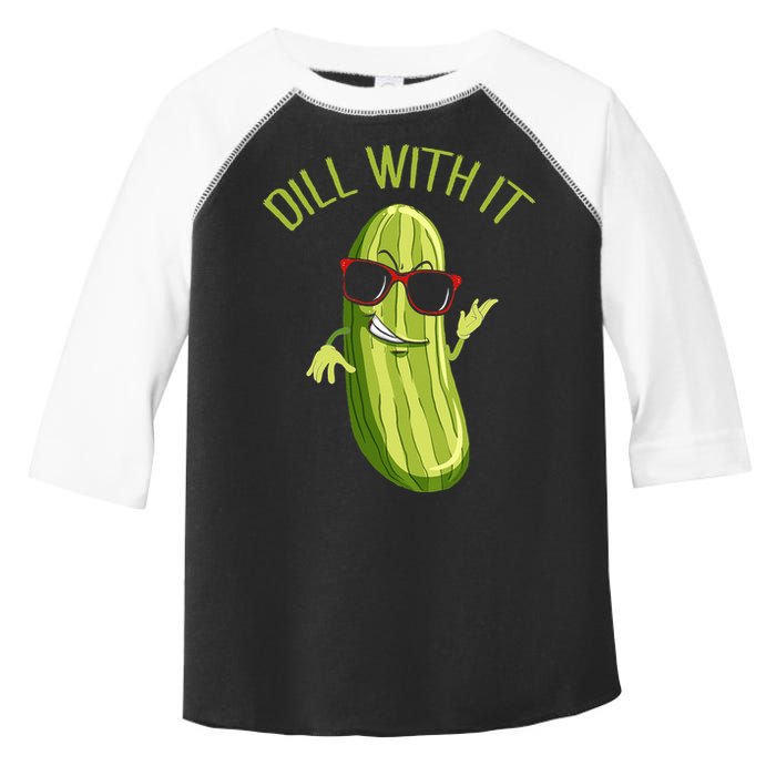Dill With It Dill Pickle Dill Pickles Dill With It Toddler Fine Jersey T-Shirt