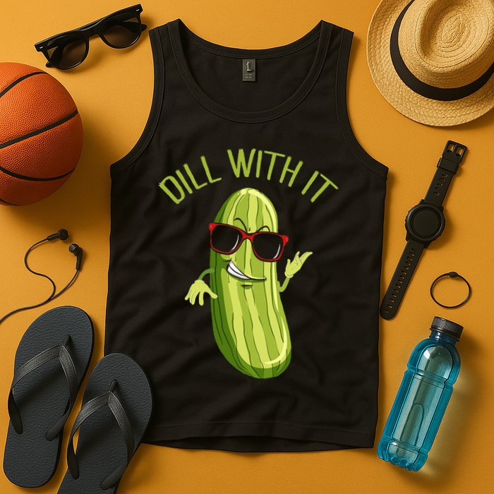 Dill With It Dill Pickle Dill Pickles Dill With It Tank Top