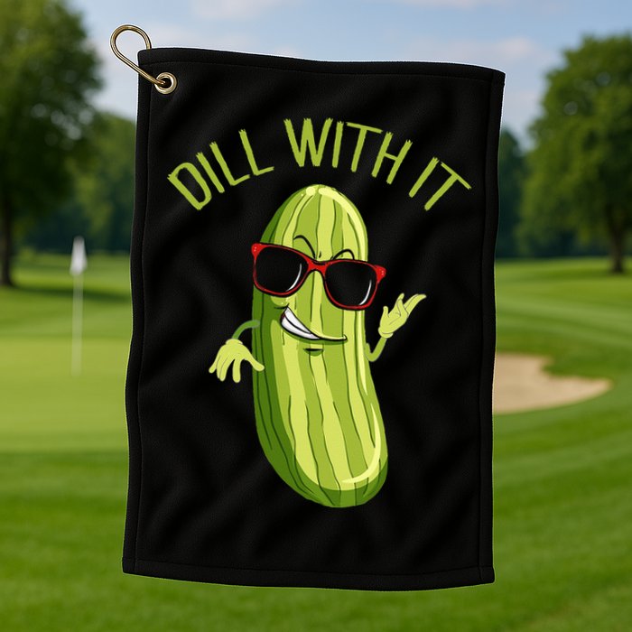 Dill With It Dill Pickle Dill Pickles Dill With It Golf Towel