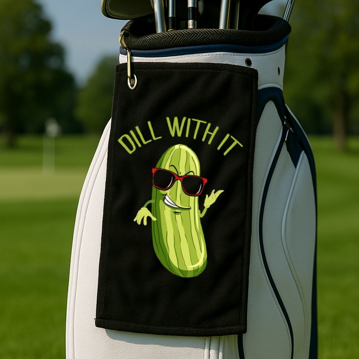 Dill With It Dill Pickle Dill Pickles Dill With It Golf Towel