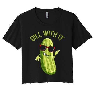 Dill With It Dill Pickle Dill Pickles Dill With It Crop Top