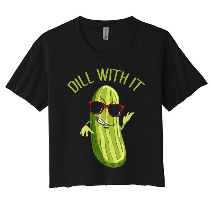 Dill With It Dill Pickle Dill Pickles Dill With It Crop Top