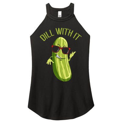 Dill With It Dill Pickle Dill Pickles Dill With It Women's Perfect Tri Rocker Tank