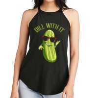 Dill With It Dill Pickle Dill Pickles Dill With It Women's Perfect Tri Rocker Tank
