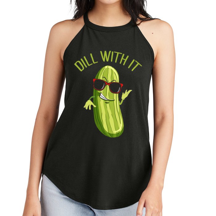 Dill With It Dill Pickle Dill Pickles Dill With It Women's Perfect Tri Rocker Tank