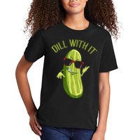 Dill With It Dill Pickle Dill Pickles Dill With It Kids T-Shirt