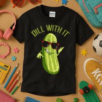 Dill With It Dill Pickle Dill Pickles Dill With It Kids T-Shirt