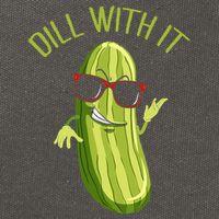 Dill With It Dill Pickle Dill Pickles Dill With It Cotton Canvas Backpack