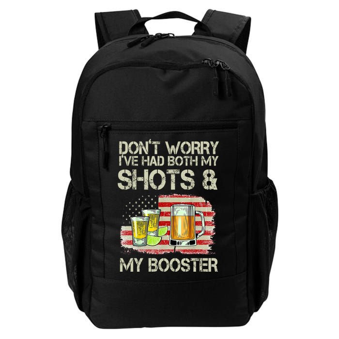 Don't Worry I've Had Both My Shots And My Booster Beer Backpack