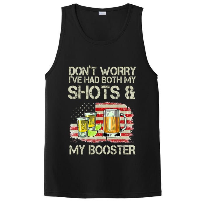 Don't Worry I've Had Both My Shots And My Booster Beer PosiCharge Competitor Tank
