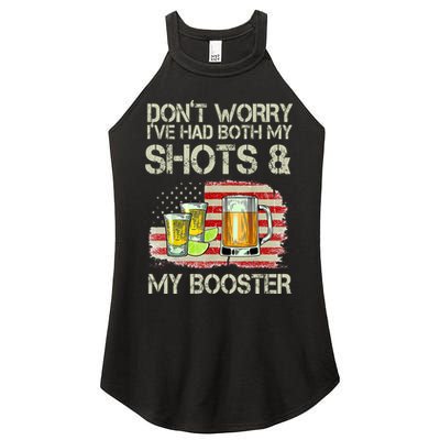 Don't Worry I've Had Both My Shots And My Booster Beer Women's Perfect Tri Rocker Tank