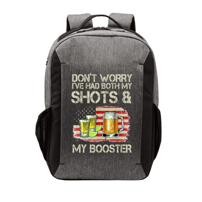 Don't Worry I've Had Both My Shots And My Booster Beer Vector Backpack