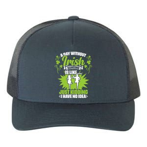 Day Without Irish Dancing Tap Dancing Ceili Reel Irish Dance Gift Yupoong Adult 5-Panel Trucker Hat