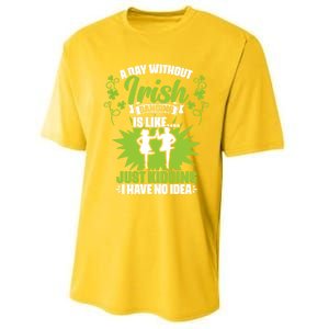 Day Without Irish Dancing Tap Dancing Ceili Reel Irish Dance Gift Performance Sprint T-Shirt