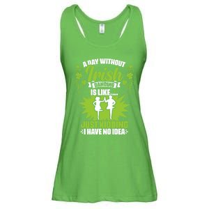 Day Without Irish Dancing Tap Dancing Ceili Reel Irish Dance Gift Ladies Essential Flowy Tank