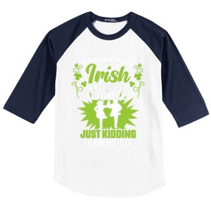 Day Without Irish Dancing Tap Dancing Ceili Reel Irish Dance Gift Baseball Sleeve Shirt