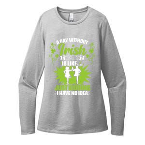 Day Without Irish Dancing Tap Dancing Ceili Reel Irish Dance Gift Womens CVC Long Sleeve Shirt