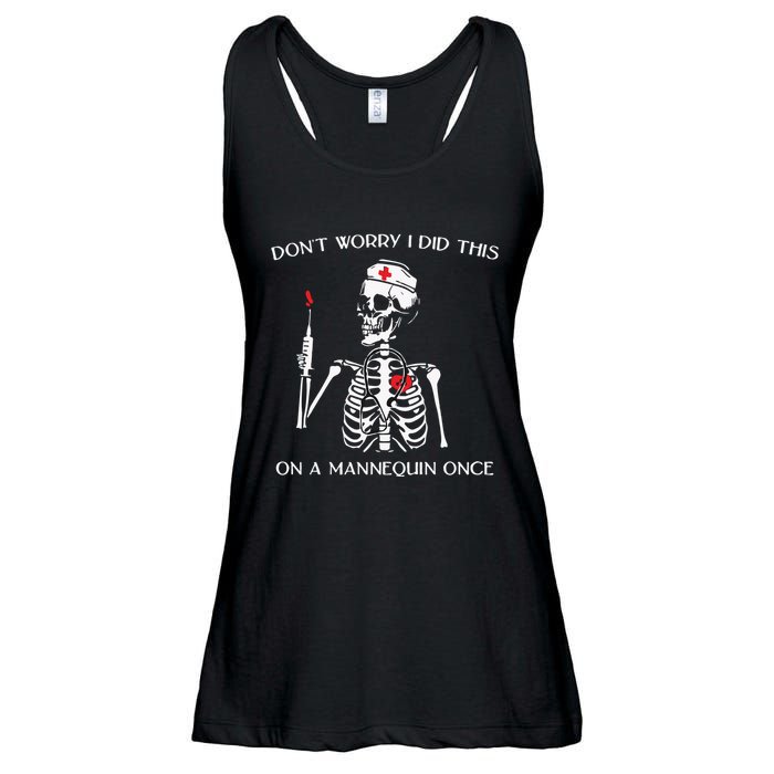 Dont Worry I Did This On A Mannequin Once Ladies Essential Flowy Tank