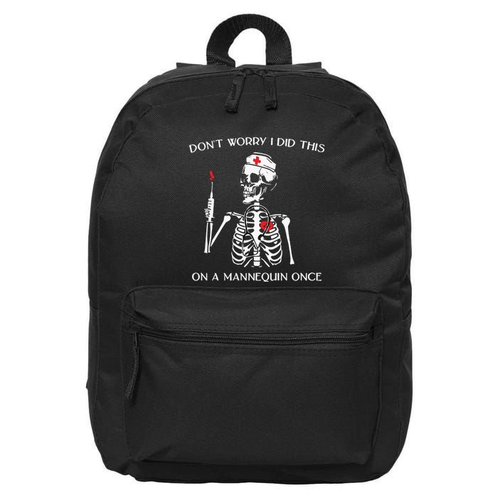 Dont Worry I Did This On A Mannequin Once 16 in Basic Backpack