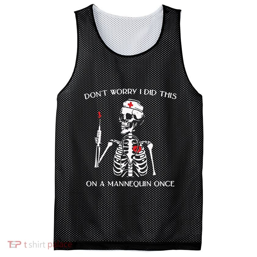 Dont Worry I Did This On A Mannequin Once Mesh Reversible Basketball Jersey Tank