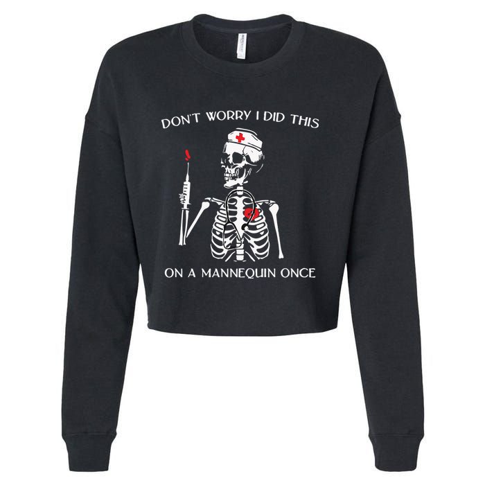 Dont Worry I Did This On A Mannequin Once Cropped Pullover Crew