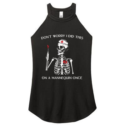 Dont Worry I Did This On A Mannequin Once Women's Perfect Tri Rocker Tank