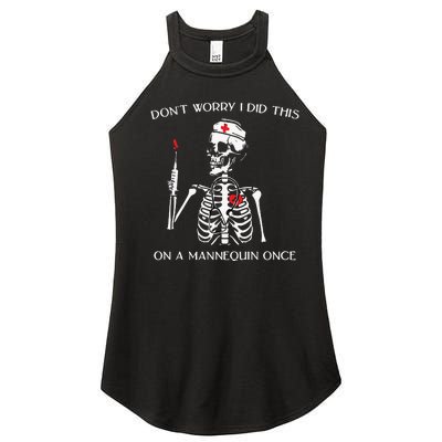 Dont Worry I Did This On A Mannequin Once Women’s Perfect Tri Rocker Tank