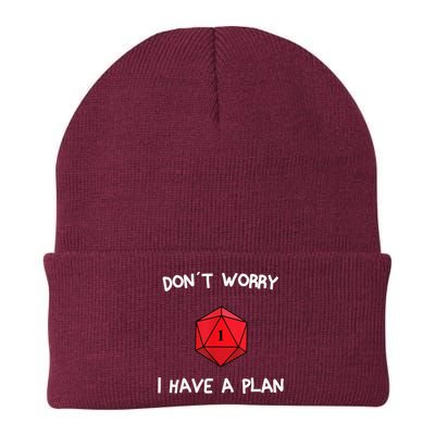 Dont Worry I Have A Plan Roleplaying Dice D20 Game Master Beanie