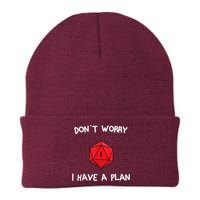 Dont Worry I Have A Plan Roleplaying Dice D20 Game Master Beanie