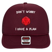 Dont Worry I Have A Plan Roleplaying Dice D20 Game Master Trucker Hat