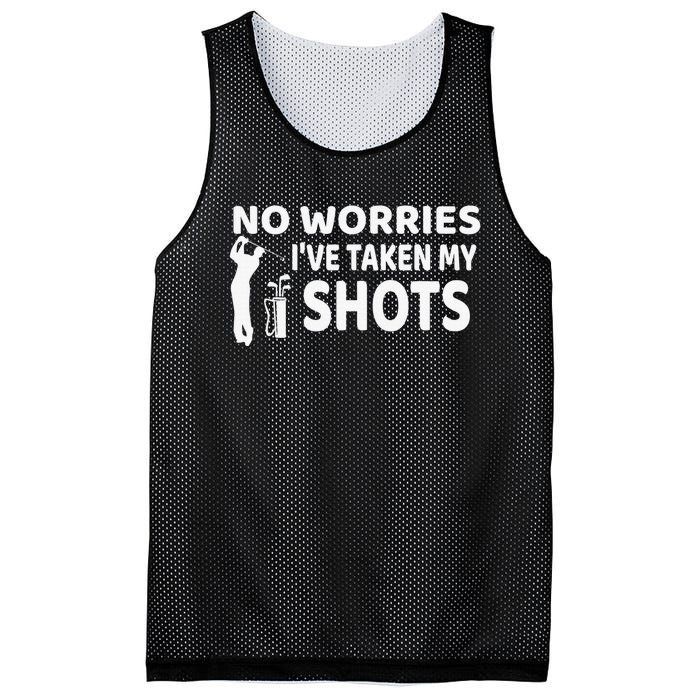 Don't Worry I Had My Golf Shots Funny golf club Mesh Reversible Basketball Jersey Tank