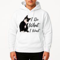 Do What I Want Tuxedo Cat Mom Cute Funny Graphic TShirt Hoodie