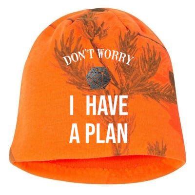 Don´t Worry I Have A Plan Roleplaying Dice D20 Gm Gamemaster Gift Kati - Camo Knit Beanie