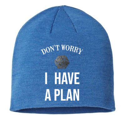 Don´t Worry I Have A Plan Roleplaying Dice D20 Gm Gamemaster Gift Sustainable Beanie