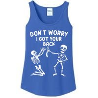 Dont Worry I Got Your Back Funny Halloween Skeleton Cool Gift Ladies Essential Tank