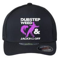 Dubstep Weed & Jacking Off Techno Rave Edm Festival Grunge Flexfit Unipanel Trucker Cap