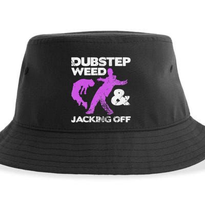 Dubstep Weed & Jacking Off Techno Rave Edm Festival Grunge Sustainable Bucket Hat