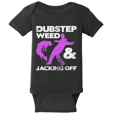 Dubstep Weed & Jacking Off Techno Rave Edm Festival Grunge Baby Bodysuit