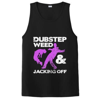 Dubstep Weed & Jacking Off Techno Rave Edm Festival Grunge PosiCharge Competitor Tank