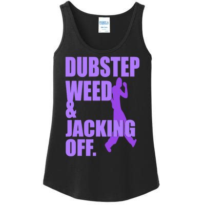 Dubstep Weed & Jacking Off Funny Ladies Essential Tank