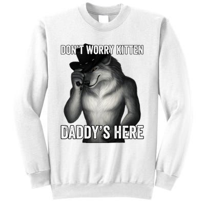 DonT Worry Kitten DaddyS Here Sweatshirt