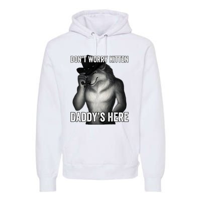 DonT Worry Kitten DaddyS Here Premium Hoodie