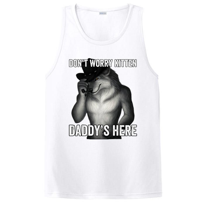 DonT Worry Kitten DaddyS Here PosiCharge Competitor Tank