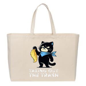 Debate Win Kamala Debate Trophy Taking Out The Trash Cotton Canvas Jumbo Tote