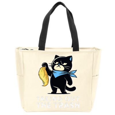 Debate Win Kamala Debate Trophy Taking Out The Trash Zip Tote Bag