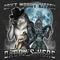 Don't Worry Kitten Daddy's Here Alpha Wolf Cool Comfort Performance Bucket Hat