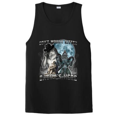 Don't Worry Kitten Daddy's Here Alpha Wolf PosiCharge Competitor Tank
